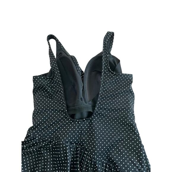 Miraclesuit Pin Point Marais Tummy Control V-Neck One Piece Swimsuit 16D - Picture 5 of 7